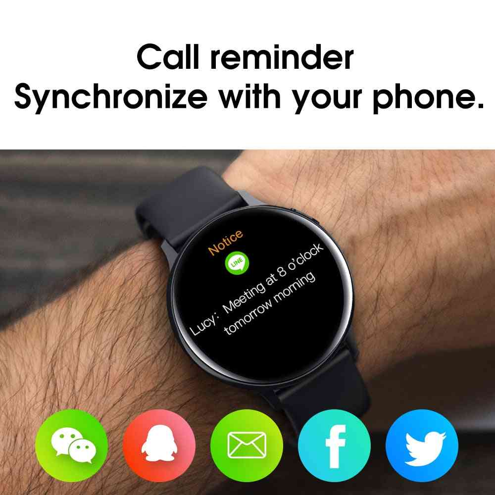 S20 ecg bărbați / femei ecran tactil complet, smartwatch IP68 impermeabil