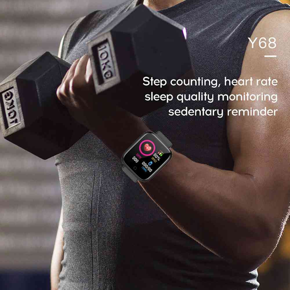 Monitor ciśnienia krwi, wodoodporne inteligentne zegarki - zegar z monitorem tętna dla Androida ios