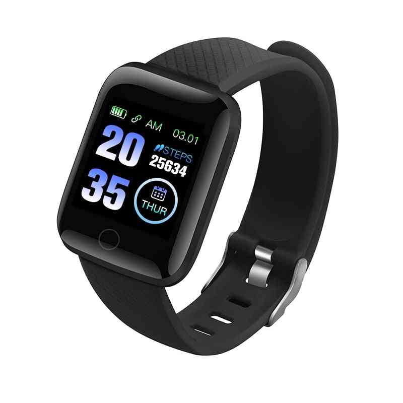 Ceas inteligent pentru apple ios android, electronică tracker inteligent de fitness cu ceasuri de sport cu curea din silicon