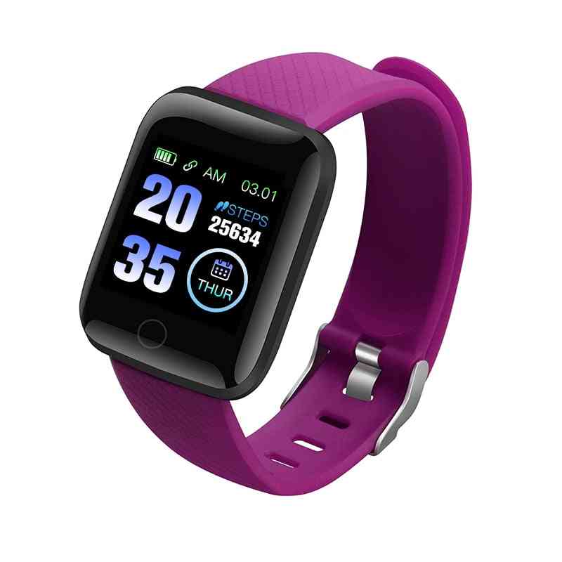 Ceas inteligent pentru apple ios android, electronică tracker inteligent de fitness cu ceasuri de sport cu curea din silicon