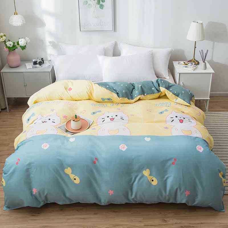  dual-sided Duvet Cover,  soft Comfortable Cotton Printing Comforter -textiles Set 3