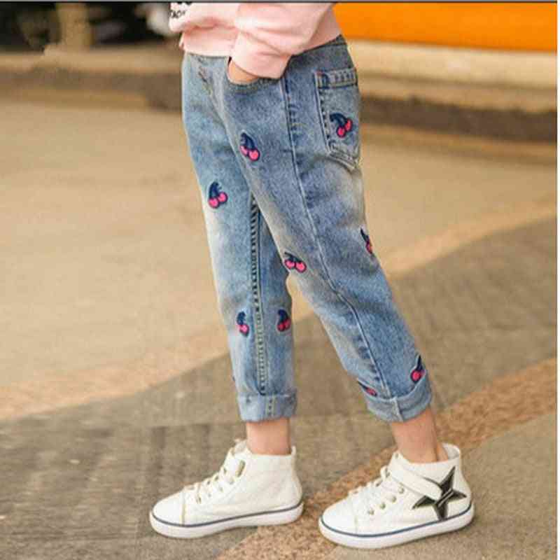Barn casual byxor jeans för vår och höstsäsong