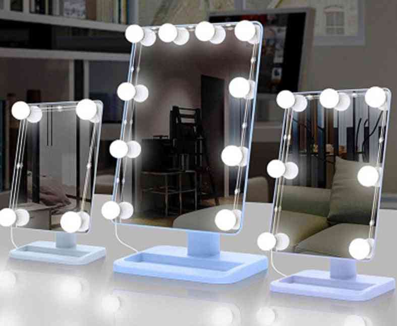 Tira de luz de tocador led (1m / 2m / 3m / 4m / 5m) con bombillas (8w / 12w / 16w / 20w) para espejo de maquillaje