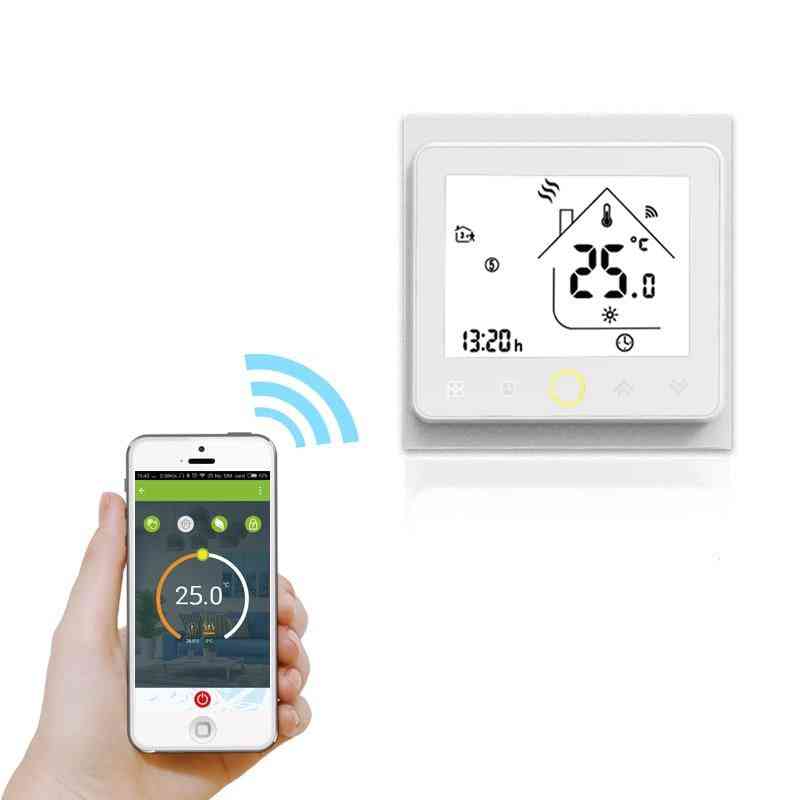 Wifi Smart Touch Thermostat For Water/electric Floor Heating