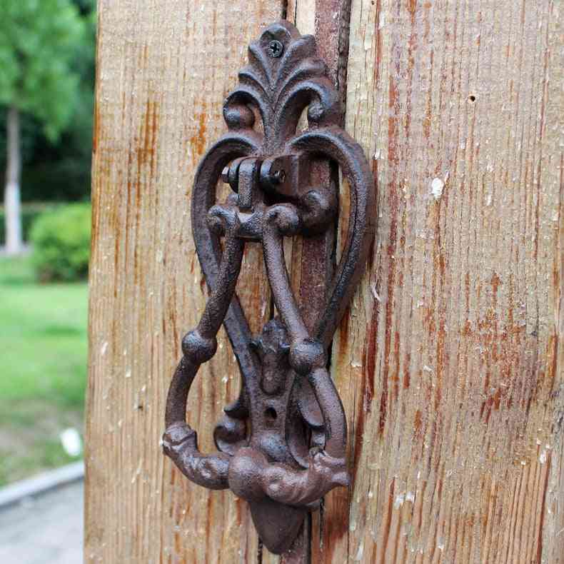 Ciocănitor de țară în stil american, mâner de ușă cu decor antic