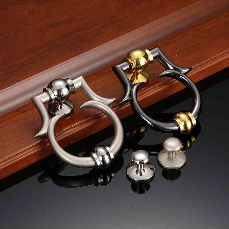 Luxury Knocker, Zinc Alloy Knock Ring, Door Knob Furniture Handle Hardware