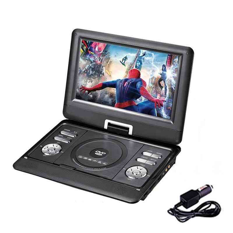 Draagbare dvd-speler, met 9,8 inch en batterijvoeding, au plug