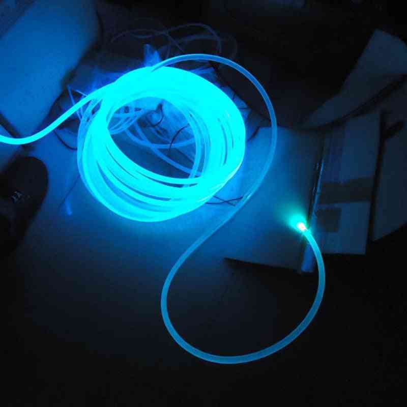 Auto led-verlichting heldere kant gloed optische vezelkabel