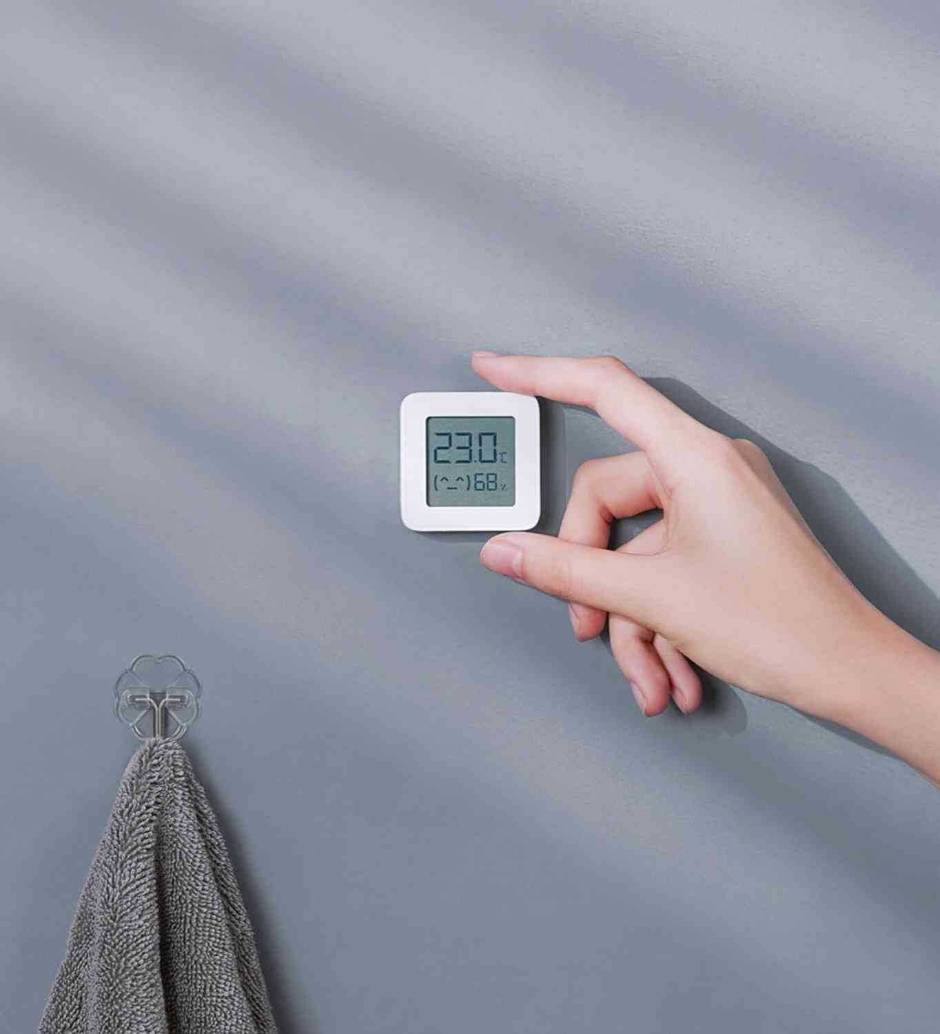 Smart LCD-Display Digital-Thermometer, Bluetooth-Temperatur-Feuchtigkeitssensor Feuchtigkeitsmesser
