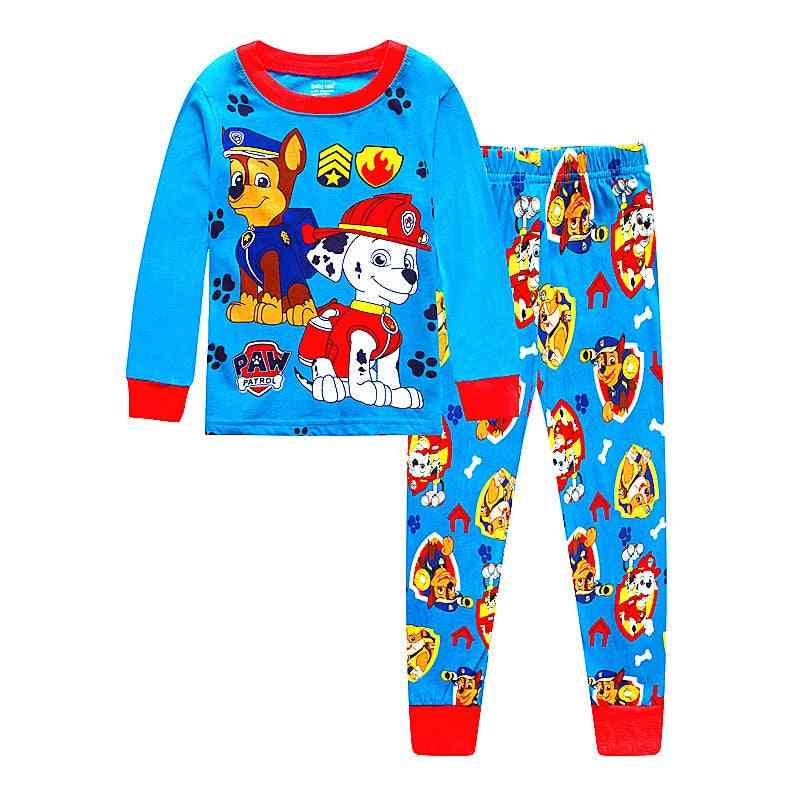 Pajama Dinosaur Print, Sleepwear For Kid Girls Nightwear Set-2