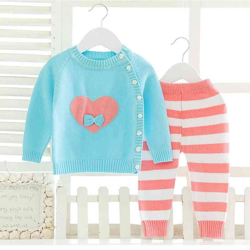 Baby Girl Boy Knitted Autumn Sweater, Kids Knitting Outwear Long Sleeve Clothes