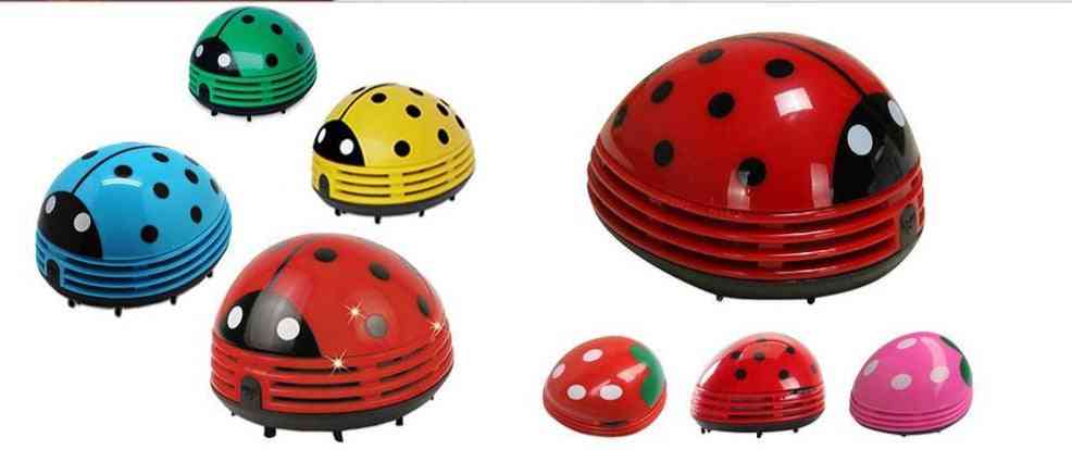 5w Mini Ladybug Shape Desktop Vacuum Cleaner