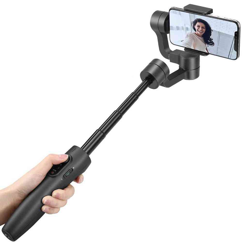 3-axis Smartphone Handheld Gimbal,180mm Extendable Pole