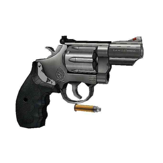 1:1 M66 Revolver Paper Model Manual