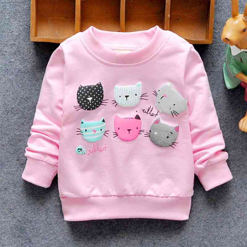 Baby Sweatshirts, Winter & Spring Hoodies Cats Long Sleeves T-shirt Jacket