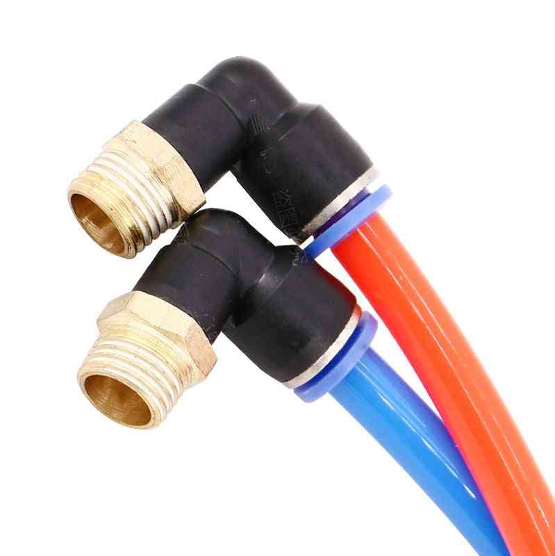 Connettore pl - tubo filettato pneumatico maschio
