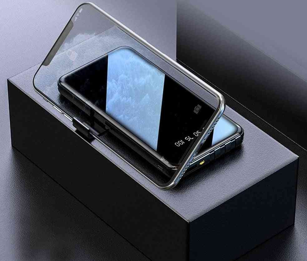 Przenośny bank mocy 20000 mah, wbudowany pełny ekran, szybkie ładowanie baterii zewnętrznej do iphone'a, xiaomi