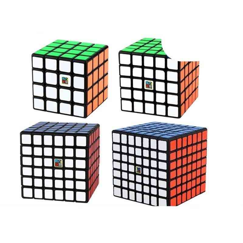 6x6x6 7x7x7 8x8x8 kubus magie 4x4 5x5 6x6 7x7 8x8-snelheid puzzel cubo magico educatief speelgoed kinderen - 4x4 5x5 6x6 7x7