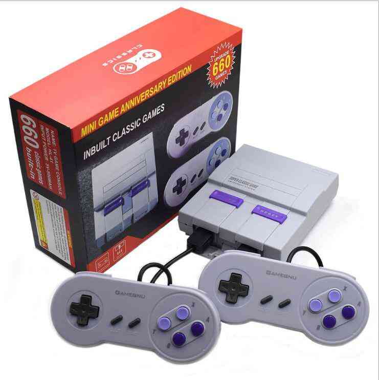 8 Bit Retro Mini Video Game Console With Power Adapters And Av Cable