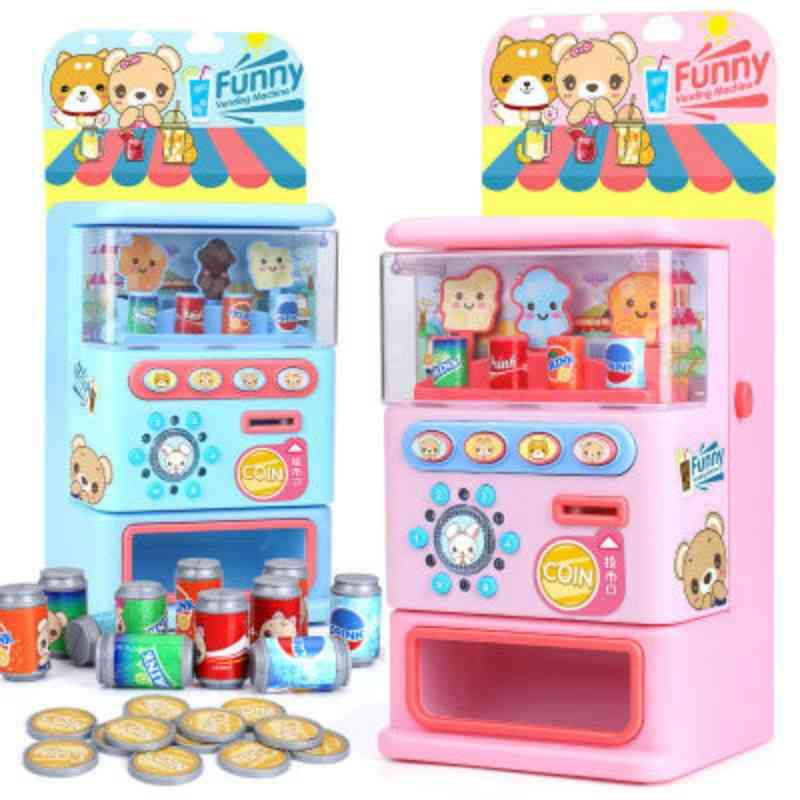 Simulated Puzzle-beverage Vending Machine Toy For Kids