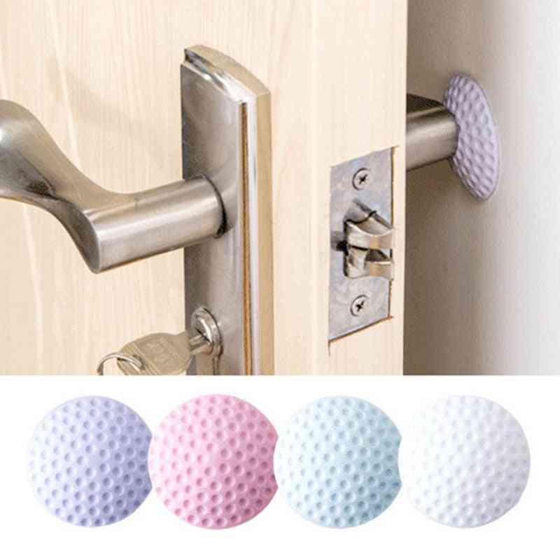 Rubber Door Wall Protector Stopper, Doorknob, Protective Shock Rails Mat, Crash Pad
