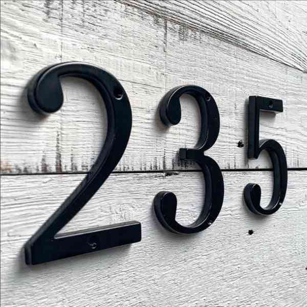 Modern House Door Address- Number Digits
