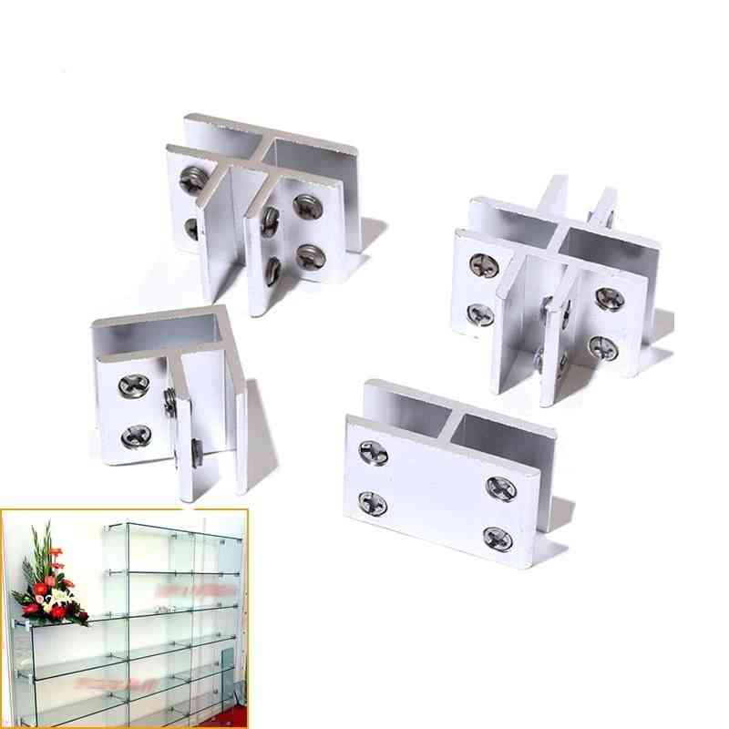 Acrylic Showcase Clips, Connector For Glass ,without Drilling Hardware