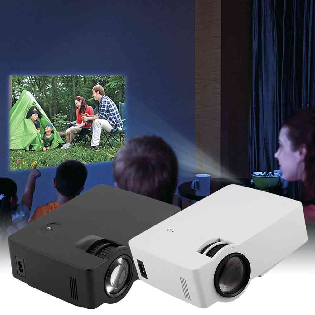 E08 lcd + led proiettore portatile 1500lm 800x480 pixel hdmi home media player proiezione soffitto spina uk