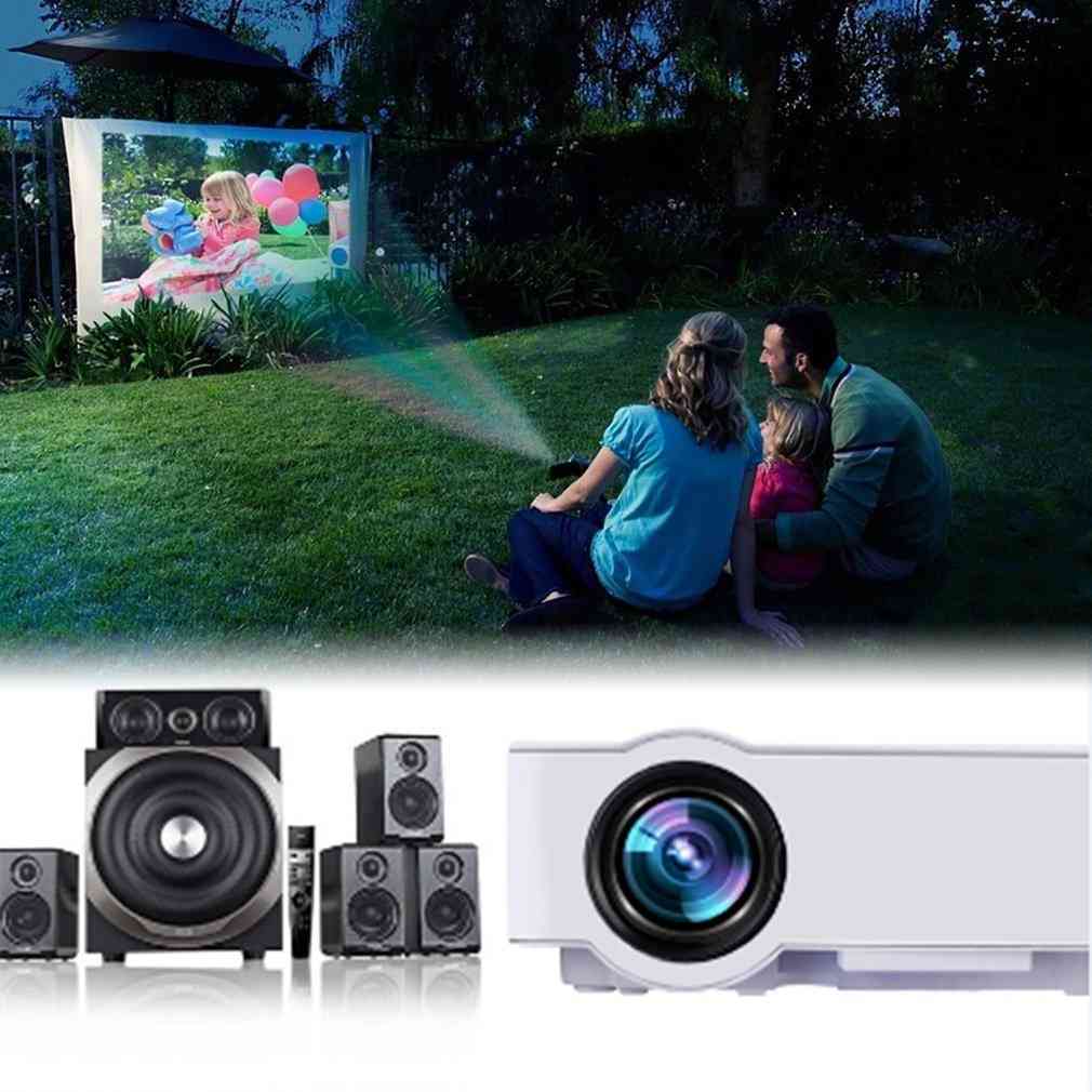 E08 lcd / led tragbarer projektor-hdmi home media player
