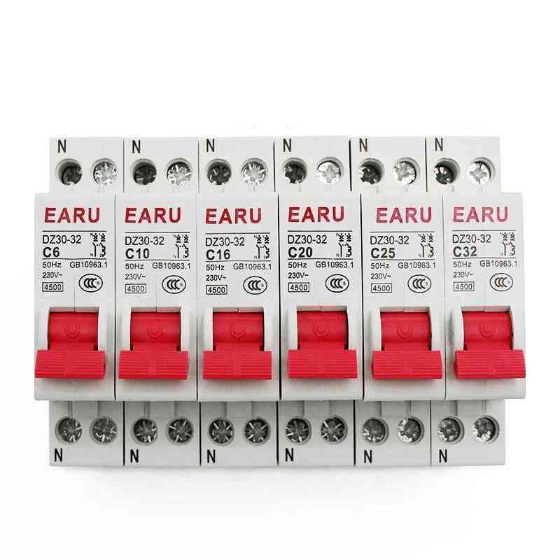 Mini Circuit Breaker, Din Rail Mounting For Household Air Switch
