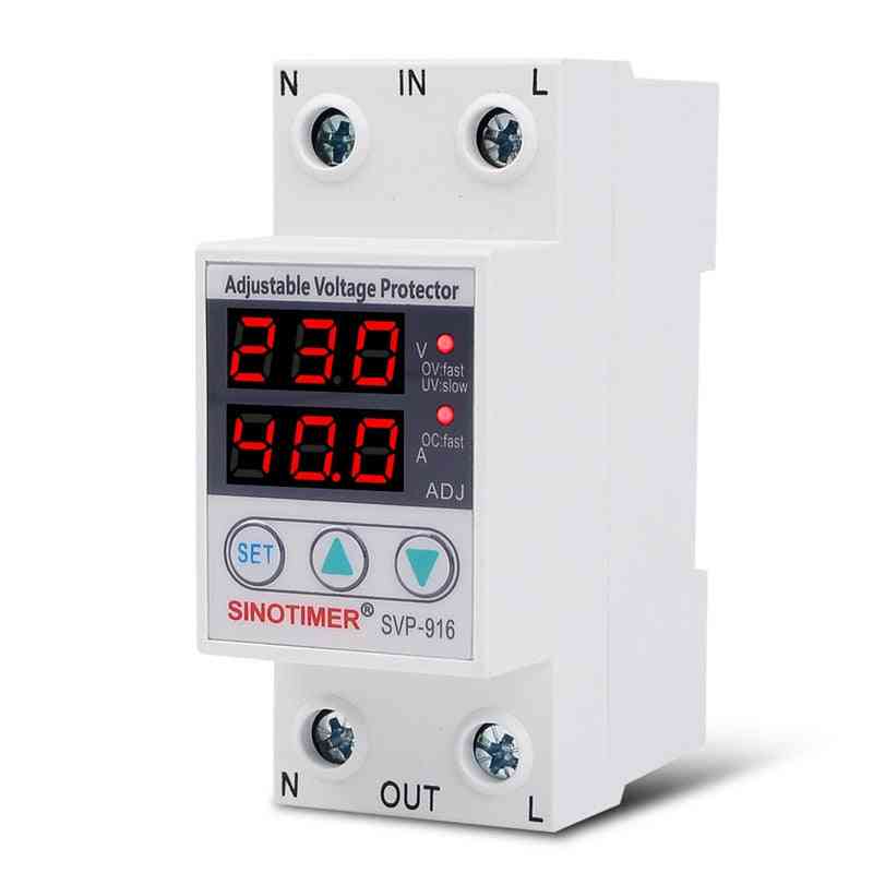 Voltage Relay Control Protector Devices Din Rail