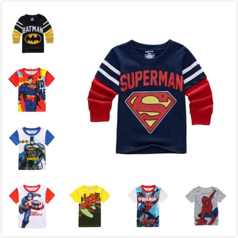 Long Sleeve T Shirts For, Batman & Superman Movies Printing / Clothes