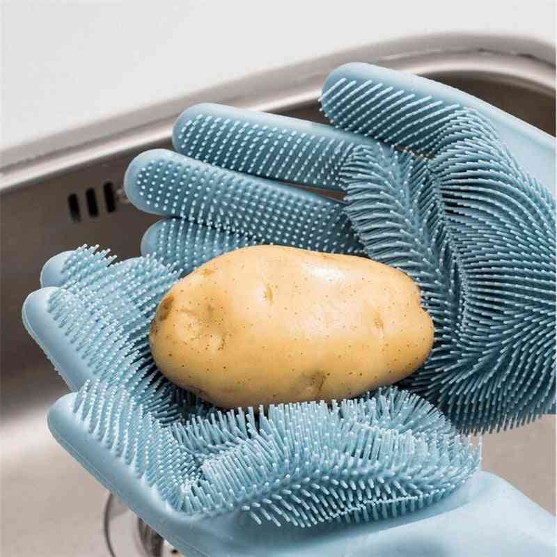 Silikonowe rękawiczki do czyszczenia (352mm * 157mm25mm) -