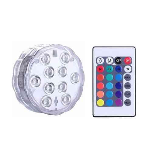 Submersible Light For Garden Swimming Pool, Waterproof Underwater Lamp, Remote Control Led