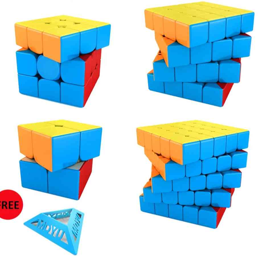 Magisk kub kubik klassrumspussel, klistermärken barnleksaker - 2x2 3x3