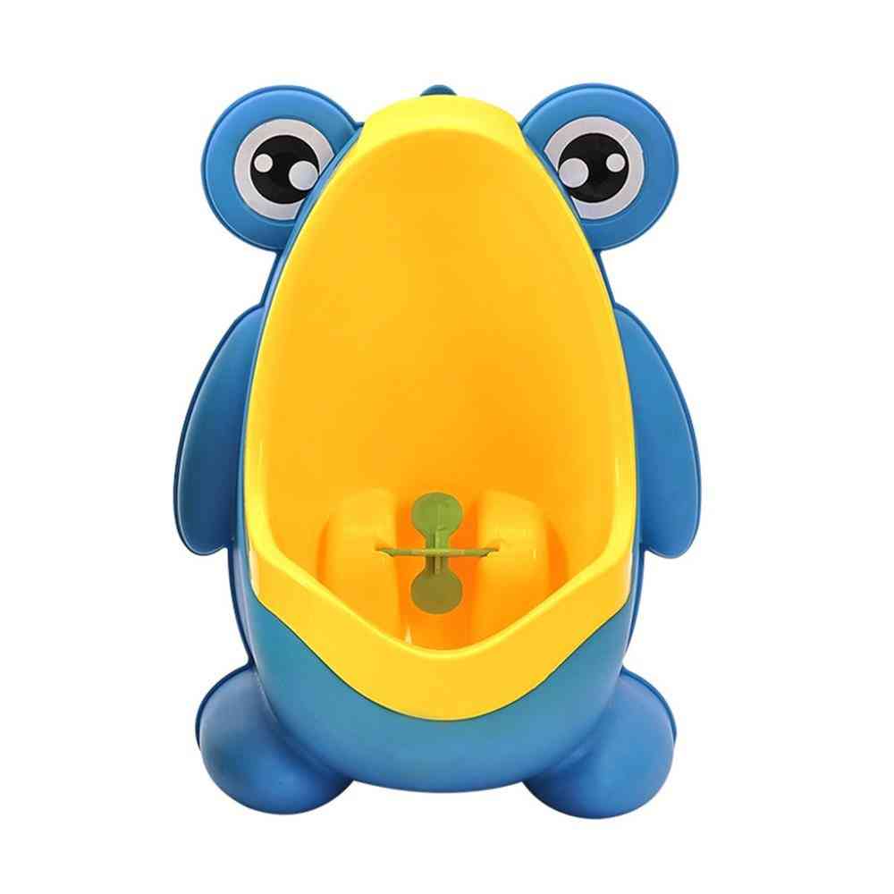 Frog Cartoon Shape, Wall-mounted Baby Boy Vertical Urinal