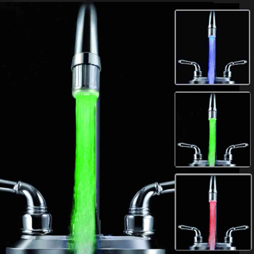 Led Water Faucet Stream Light -shower Nozzle Head