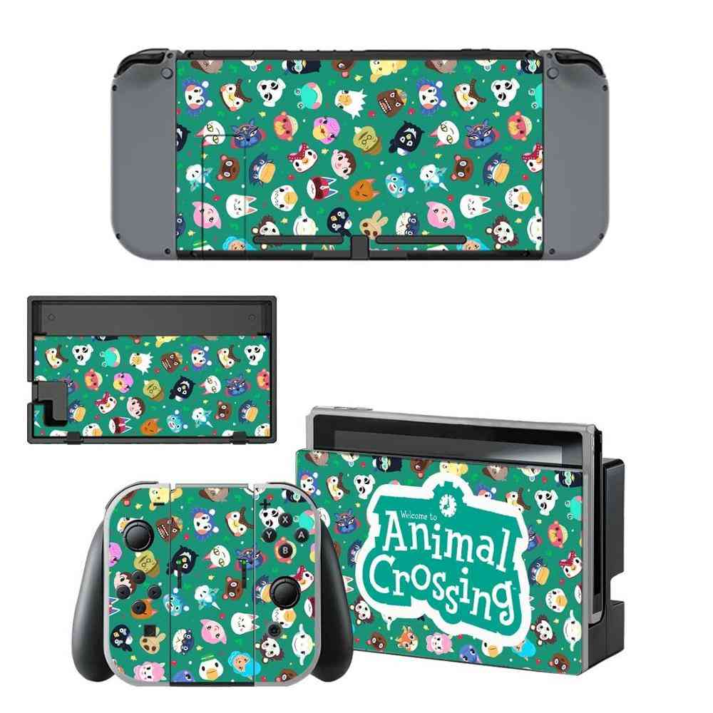 Vinyl  Stickers For Nintendo Switch,  Ns Console And Joy-con Controller
