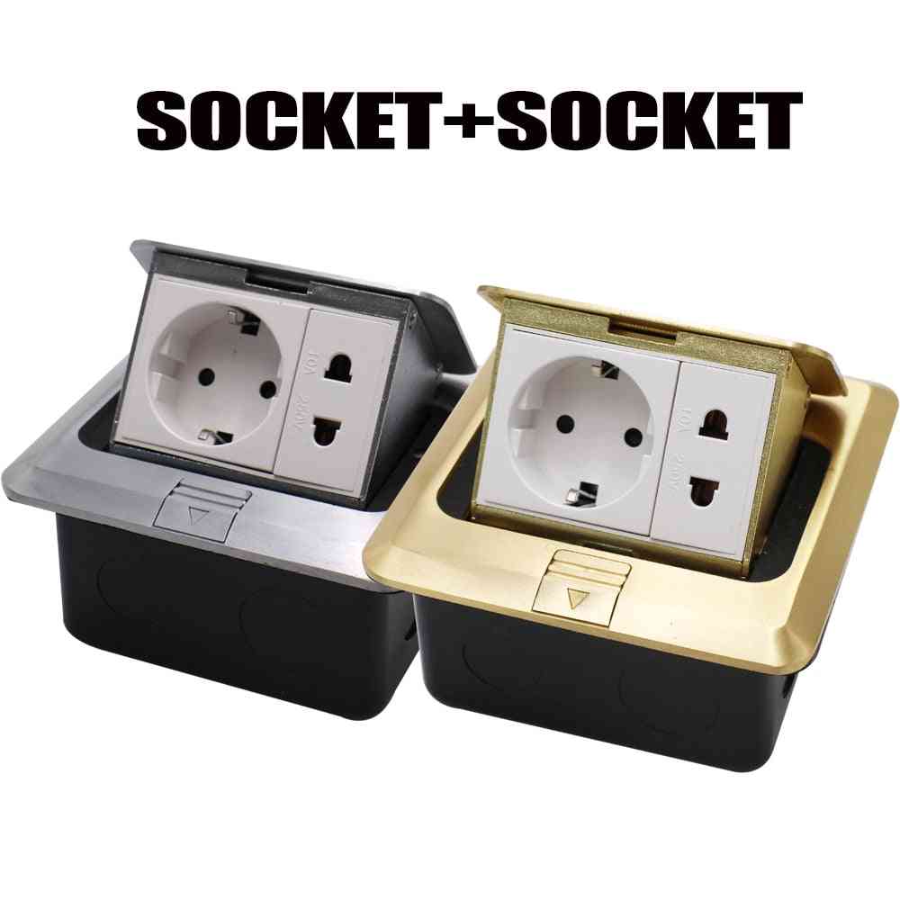 Quick/slow Pop-up Floor Socket, 2 Way Electrical Switches Power Outlet