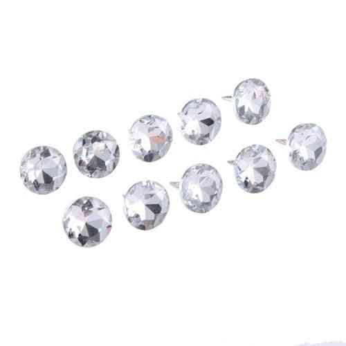 14/16/18 / 22mm diamantkristal, spijkersknopen, kopspijkers studs pinnen voor bank wanddecoratie accessoire - 14mm