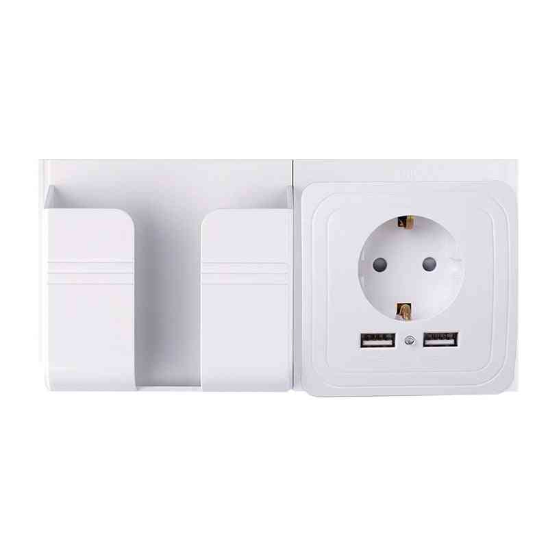 Wall Electronic Socket, Eu Standard Power Outlet With Usb Port