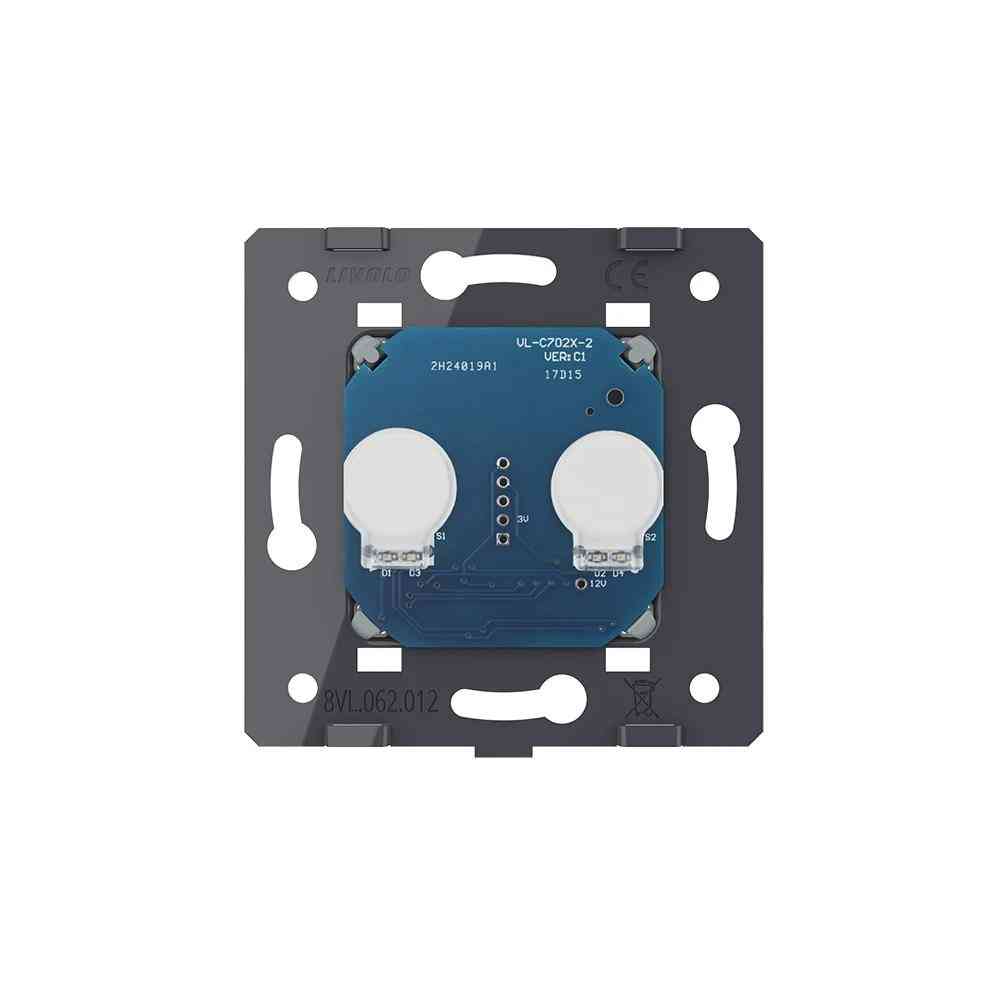 Ac 220-250v, Eu Standard Remote Switch Without Crystal Glass Panel Wall Light
