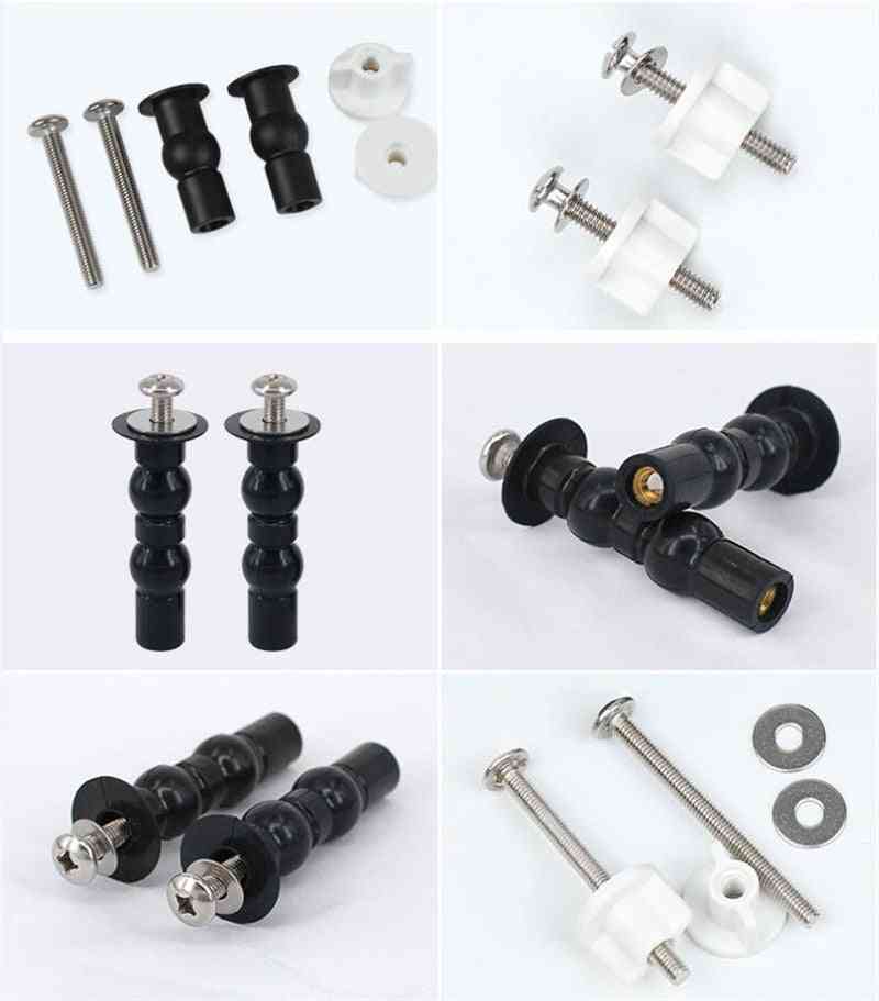 Toilet Lid Fixing Spare Parts, 304 Steel Expansion Screw And Bolt Nut Sets
