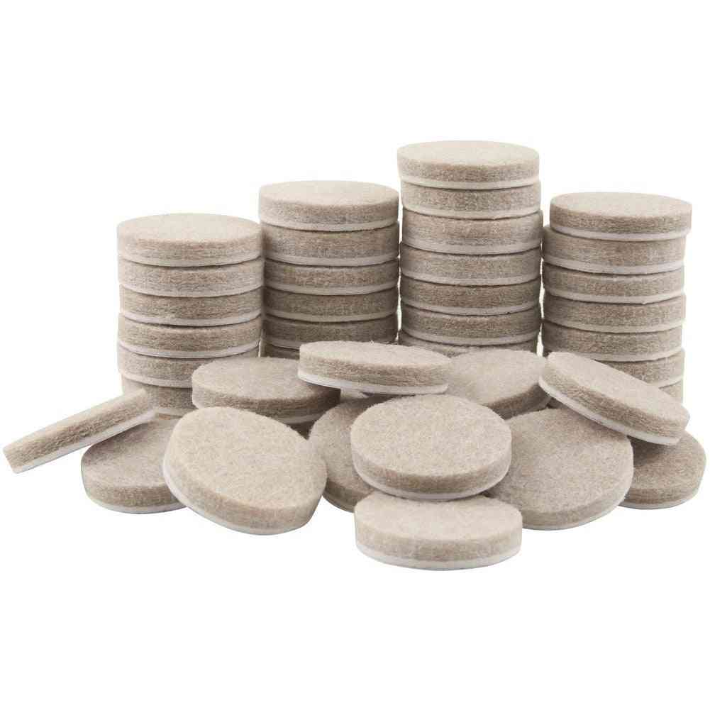 Round Thicker Felt Furniture Pads For Hard Surfaces Floor Protectors