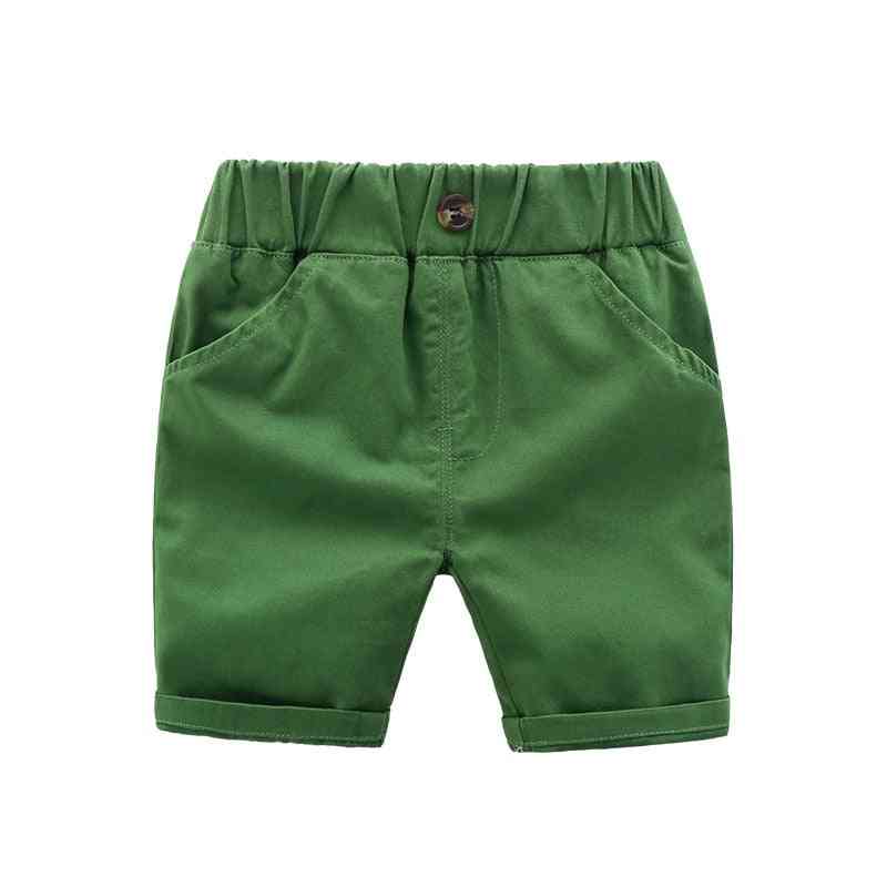 Kinder Freizeithosen für Jungen Shorts - Sommer Baumwolle Kinder Shorts, einfarbige Jungen Kleidung Größe 90-130
