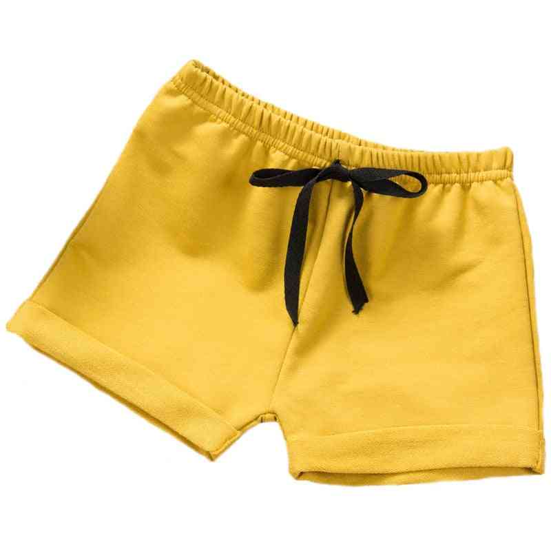 Bomull baby pojke shorts pp byxor - sommar tunna pojke kläder, mode baby flicka shorts - svart / 12m