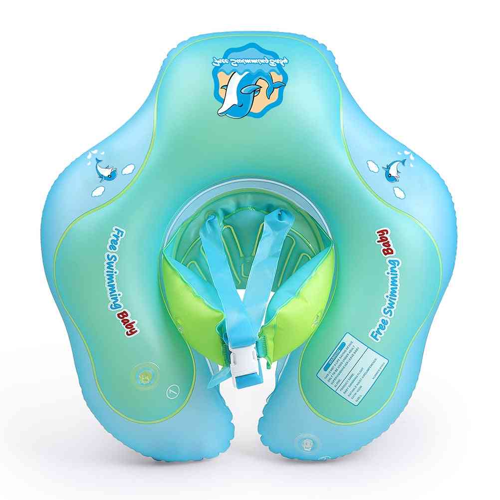 Inflatable Floating Kids Swim Pool, Circle Bathing Double Raft Rings Toy