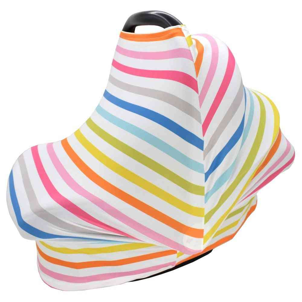 Rainbow Breastfeeding, Stretchy Privacy Nursing -dustproof Car Cover