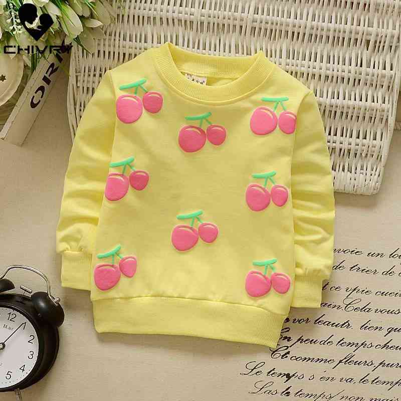 Kinder Hoodies Sweatshirts, Cartoon Kaninchen Erdbeer Baumwolle Pullover-Kleidung