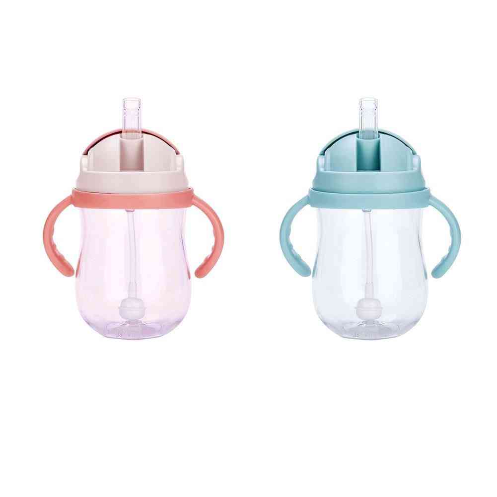 300 Ml Feedign Bottle With Straw And Handles